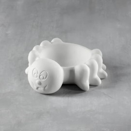 Ceramic Bisque Spider Bowl - Case of 6